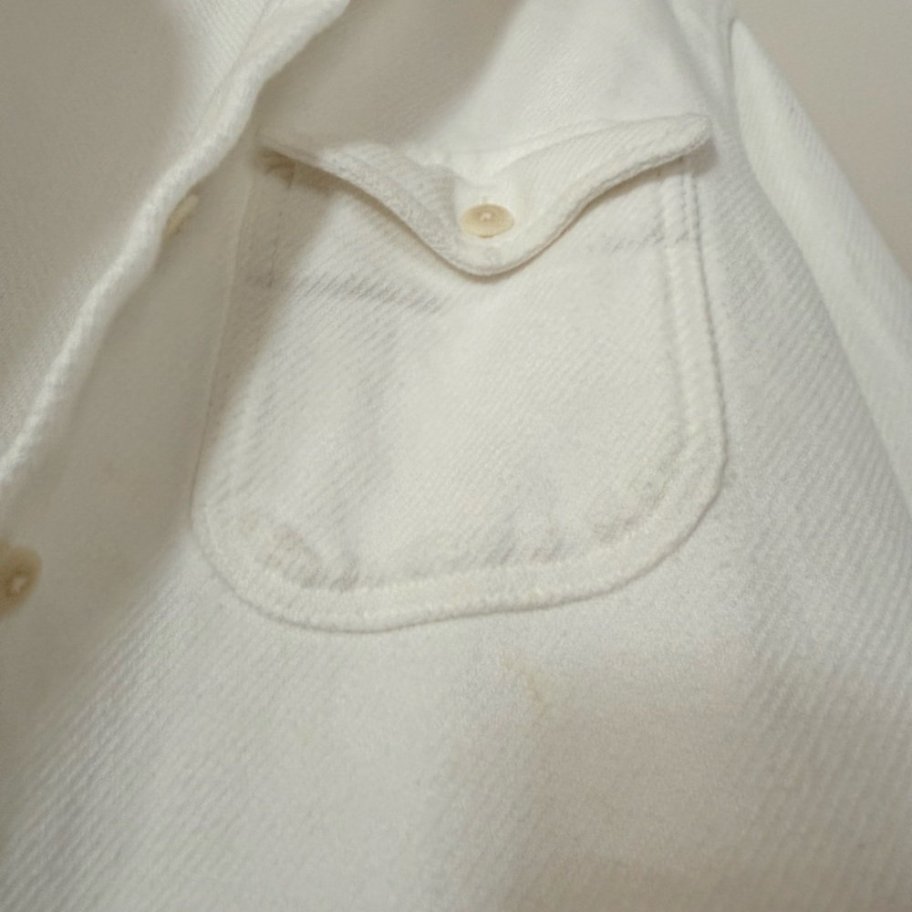 Outerknown White Button Down Shirt - image 5